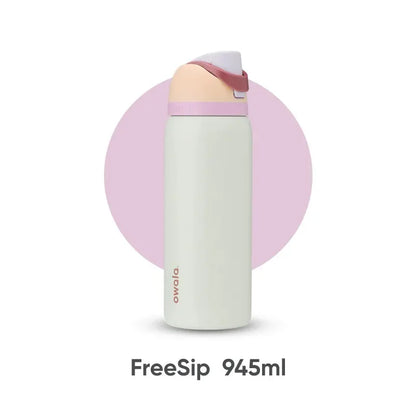 Owala Freesip 32oz Insulated Cup Straw Stainless Steel Water Cup Large Capacity Handheld Outdoor Insulated Pot 945ml