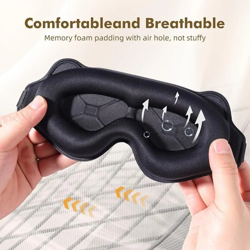3D Sleeping Mask Block Out Light Sleep Mask For Eyes Soft Sleeping Aid Eye Mask for Travel Eyeshade Night Blindfold Eyepatch