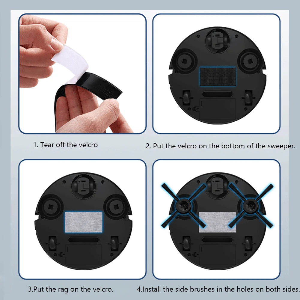 Automatic Robot Vacuum Cleaner USB Sweeping Robot 3 in 1 Smart Sweeping Cleaning Machine Mopping Dragging Cleaning Sweep Floor