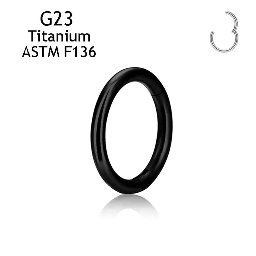 Classical Nose Rings G23 Titanium Anodizing Piercing Body Jewelry Basic Earrings Sexy Septum Piercing Nariz Gifts Safe Piercing