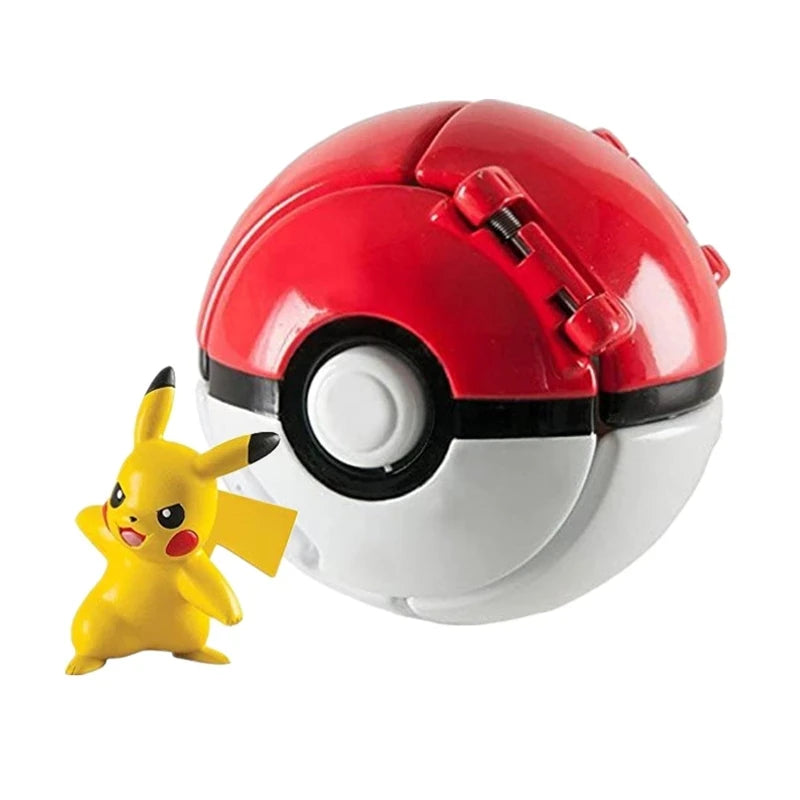 New Pokemon Pokeball Anime Action Figurse Pikachu Squirtle Pocket Monster Variant Pokémon Game Elf Ball Model Toys Gift