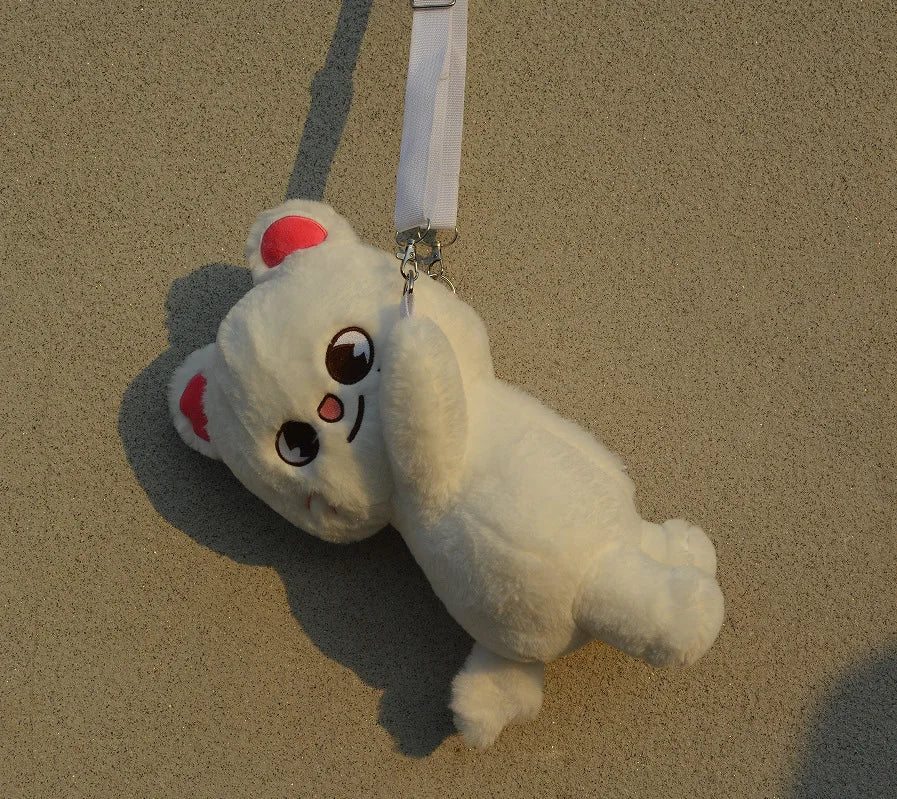 Kpop SKZOO plush Cartoon Rain Love Be Stray Kids Plush Toy Crossbody Bag Love Bear Gift for Children Backpack Christmas Gift