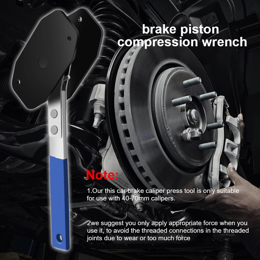 Caliper Spreader Tool Car Ratchet Brake Piston Press Brake Caliper Wrench Single Twin Quad Pistons Install Tool