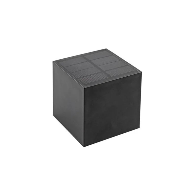LED Solar Light Outdoor Garden Square Wall Lamp Outdoor Courtyard Garden Fence Lighting Wall Decoration Lamp