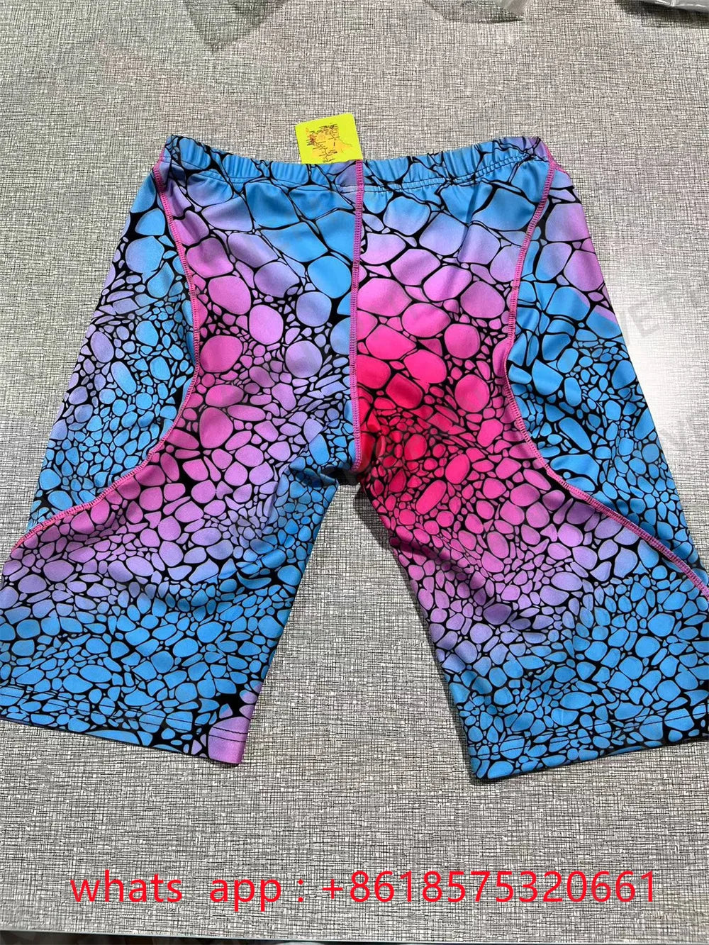 Zootekoi Mens Swimming Trunks Beach Surf Tights Shorts Endurance Athletic Training Quick Dry Jammer Diving Surfing Swimwear 2023