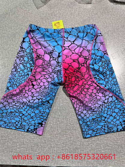 Zootekoi Mens Swimming Trunks Beach Surf Tights Shorts Endurance Athletic Training Quick Dry Jammer Diving Surfing Swimwear 2023