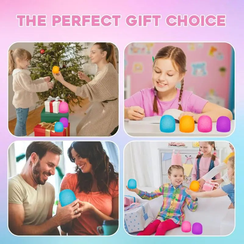 Schylling Mini Candy NeeDoh Gumdrop Brinquedo Sensorial Macio Anti-stress Bola de Apertar Caixa Surpresa