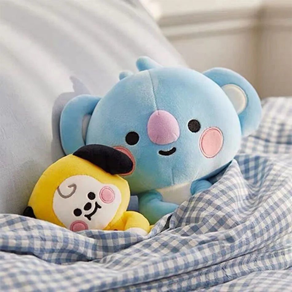 New BTed 21Plush Toys Kawaii Mini Keychain Anime Pendant Ornament for Kids 12-22cm Bt Peripherals Soft Stuffed Animals Doll Gift