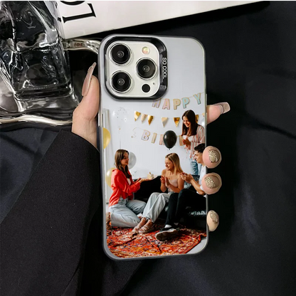 DIY For iPhone 17 16 15 14 13 12 11 Pro Max Mini E SE20 22 Air XS XR 7 8 Plus Customized Photo Phone Case IMD Anti-Fall Cover