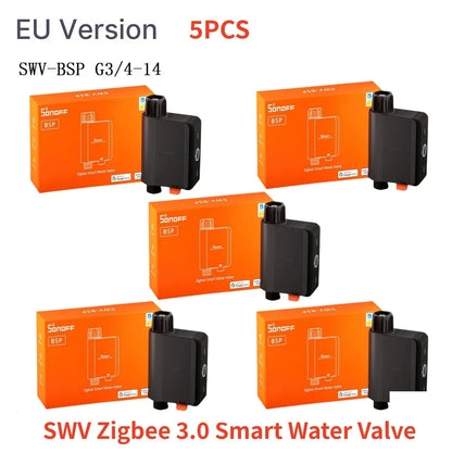SONOFF SWV SONOFF Water Valve SWV-BSP Zigbee IP55 Irrigation System Setting Controller Home Automate Compatible with Alexa Googl