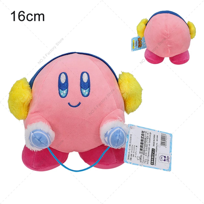 Cute Multicolor Kirby Plush Toy Kawaii Anime Star Kirby Sword Kirby Waddle Doo Elfilin Stuffed Doll Peluche Birthday Gifts