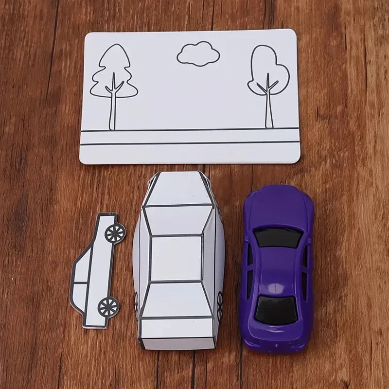 Magic Tricks Toy Street Magic Show Magic Props Appearing Car By Hyde Ren Magic Tricks Funny Card To Paper Car Illusion Box