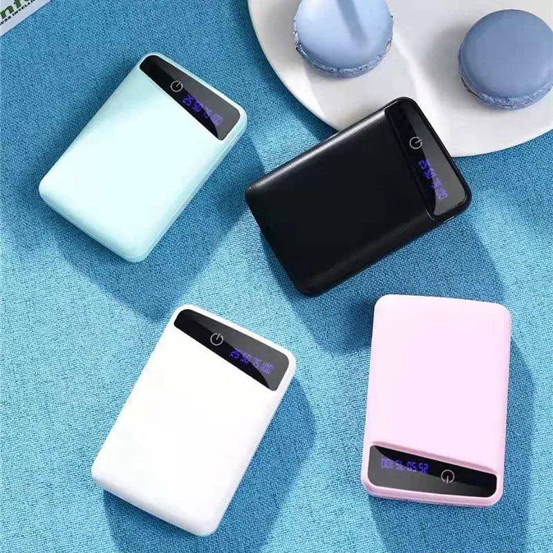 DIY Power Bank Box Rechargeable Flat Head Battery Charger Outer Case for Women Girls Birthday Gift