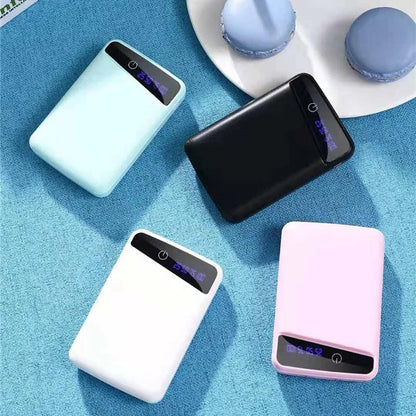 DIY Power Bank Box Rechargeable Flat Head Battery Charger Outer Case for Women Girls Birthday Gift
