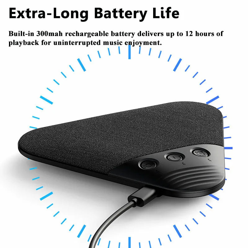 Mini Sleeping Bluetooth Speaker Rechargeable White Noise Sleep  Aid Soundbar Wireless Music Player Support TF Card Timed Shutdow