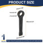 Uxcell Box End Striking Ring Wrench 17mm-48mm Metric CR-V Steel 12-Point Flat Strike Wrench Baking Paint Single Head Spanner