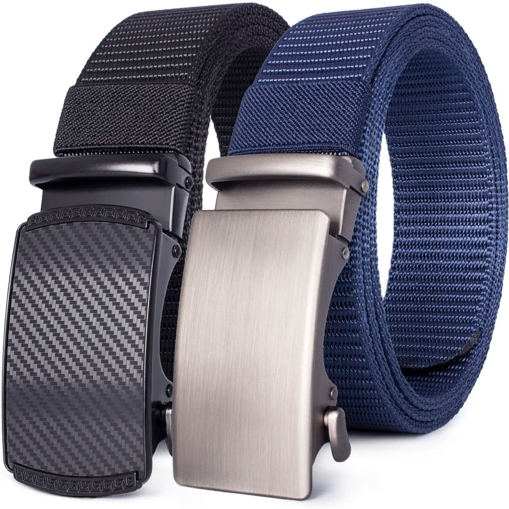 Automatic Buckle Light Comfortable Nylon Military Belt Outdoor Hunting Multifunctional Tactical Canvas Belt High Quality Men Bel