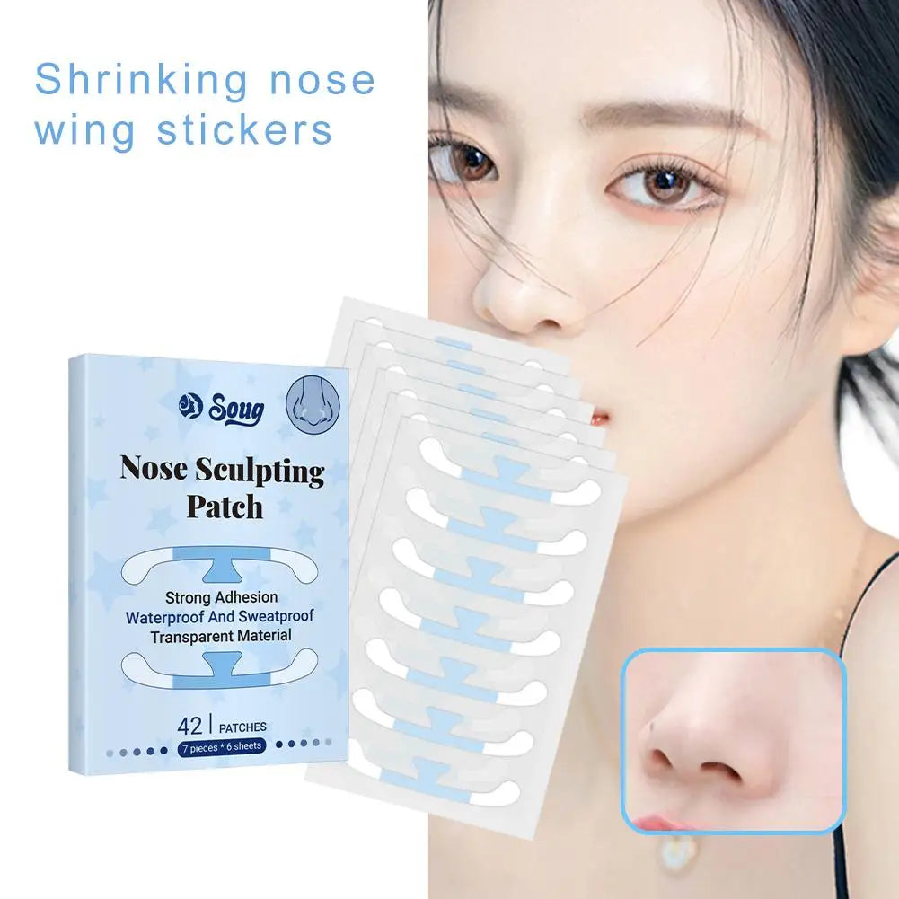 Shrinking Nose Wing Stickers Invisible Nose Shrink Patch For Cosplay Special Nose Shrink Beauty Strips Nose Shaper Lifting