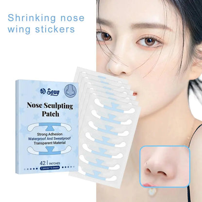 Shrinking Nose Wing Stickers Invisible Nose Shrink Patch For Cosplay Special Nose Shrink Beauty Strips Nose Shaper Lifting