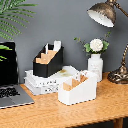 Desktop Remote Control Organizer, TV Remote Holder Tabletop Storage Box Bedroom Living Room Office  Multipurpose Organizer