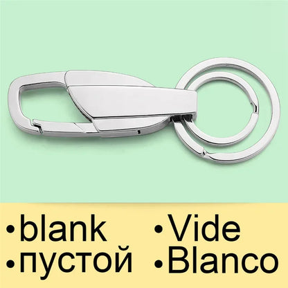 Custom Lettering Keychains Keyrings Metal Engrave Name Customized Logo Key Chain For Car Women Men gift K372