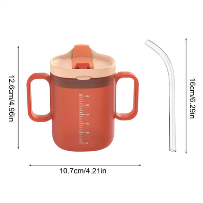 300ml Elderly Care Cup PP Water Cup With Handles Mugs Slowly release water Anti overflow Cup  Recovery Feeding Drinking Cup