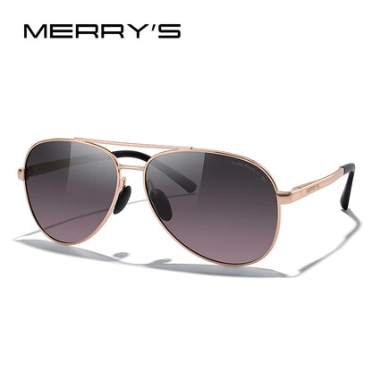 MERRYS DESIGN Classic Polarized Pilot Men Sunglasses For Driving Fashion Women Gradient Sunglasses UV400 S8268