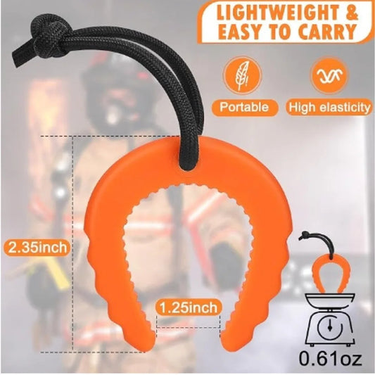 Easy to Use Rubber Door Jam Firefighter Gear Wedge Firefighter Wedge Door Stop Alarm Door