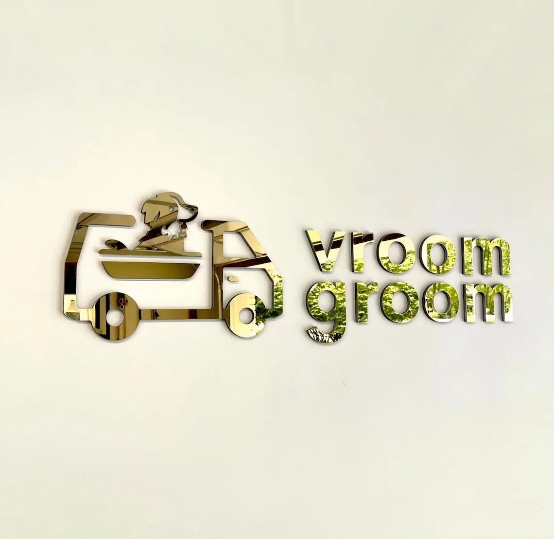 Personalized Large Acrylic Business Logo Sign Wall Art Custom 3D Logo Interior Decoration Home Decor Beauty Salon Poster