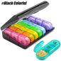 Weekly Medicine Storage Organizer Pill Box Holder Container Pill Case Medicine Tablet Portable Dispenser Organizer
