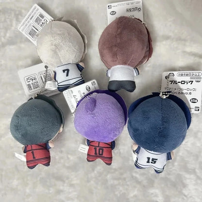 10cm New Blue Lock Plush Pendant KeyChain Yoichi Isagi Nagi Seishiro Mikage Reo Rin Itoshi Itoshi Sae Doll Toy Gift