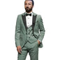 Spring Autumn Summer Casual Suits Men's Korean Business Western-style Clothes Vest Trousers Set Matching Outfit For Young Men