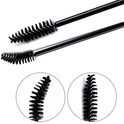 500/1000pcs Eyelash Brush Applicator Wholesale Lash Mascara Wands Brushes For Eyelash Extension Eyebrow Spoolies Beauty Tools