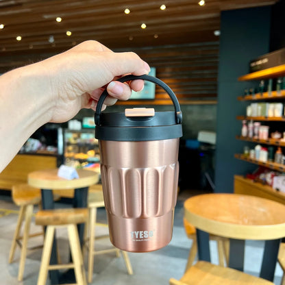 400ml/500ml TYESO Vacuum Flasks Thermoses Stainless Thermos Water Bottles Cup 304 Original Car Tumbler Cold and hot Coffee Mug