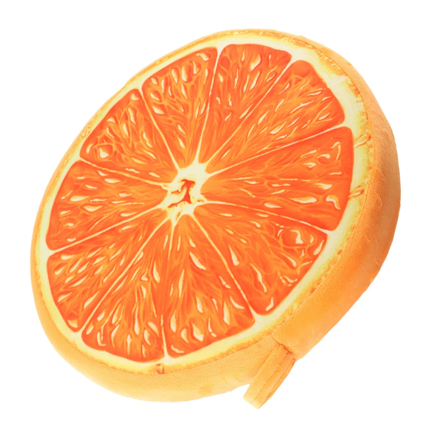 Cartoon Fruits Print Round Bar Chair Cushion Cover Anti-Slip Seat Cushion Slipcover Soft Stool Cushion Covers For Living Dining