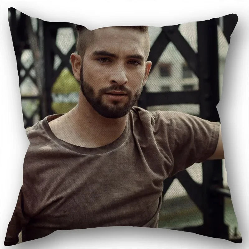 Custom Kendji Girac Pillowcase Home Textile Cotton Pillow Covers Wedding Decorative Pillow Cover Square 45x45CM1210