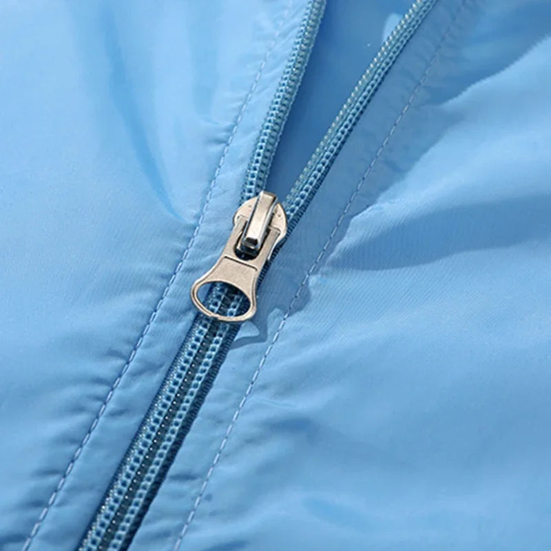 Camping Rain Jacket Men Women Waterproof Sun Protection Clothing Fishing Hunting Clothes Quick Dry Skin Windbreaker With Pocket