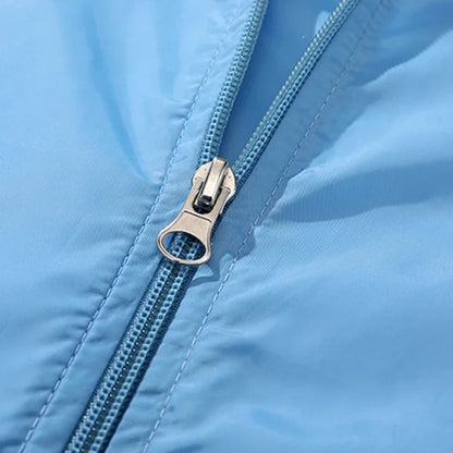 Camping Rain Jacket Men Women Waterproof Sun Protection Clothing Fishing Hunting Clothes Quick Dry Skin Windbreaker With Pocket
