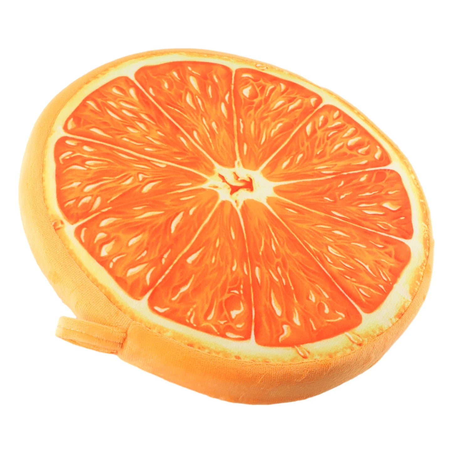 Cartoon Fruits Print Round Bar Chair Cushion Cover Anti-Slip Seat Cushion Slipcover Soft Stool Cushion Covers For Living Dining