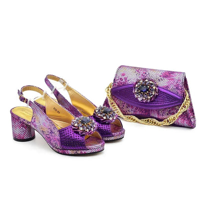 Classics Style New Arrivals Italian Women Shoes Matching Bag Set Shoes for Women and Bag 2024 Designer Luxury Wedding Pumps