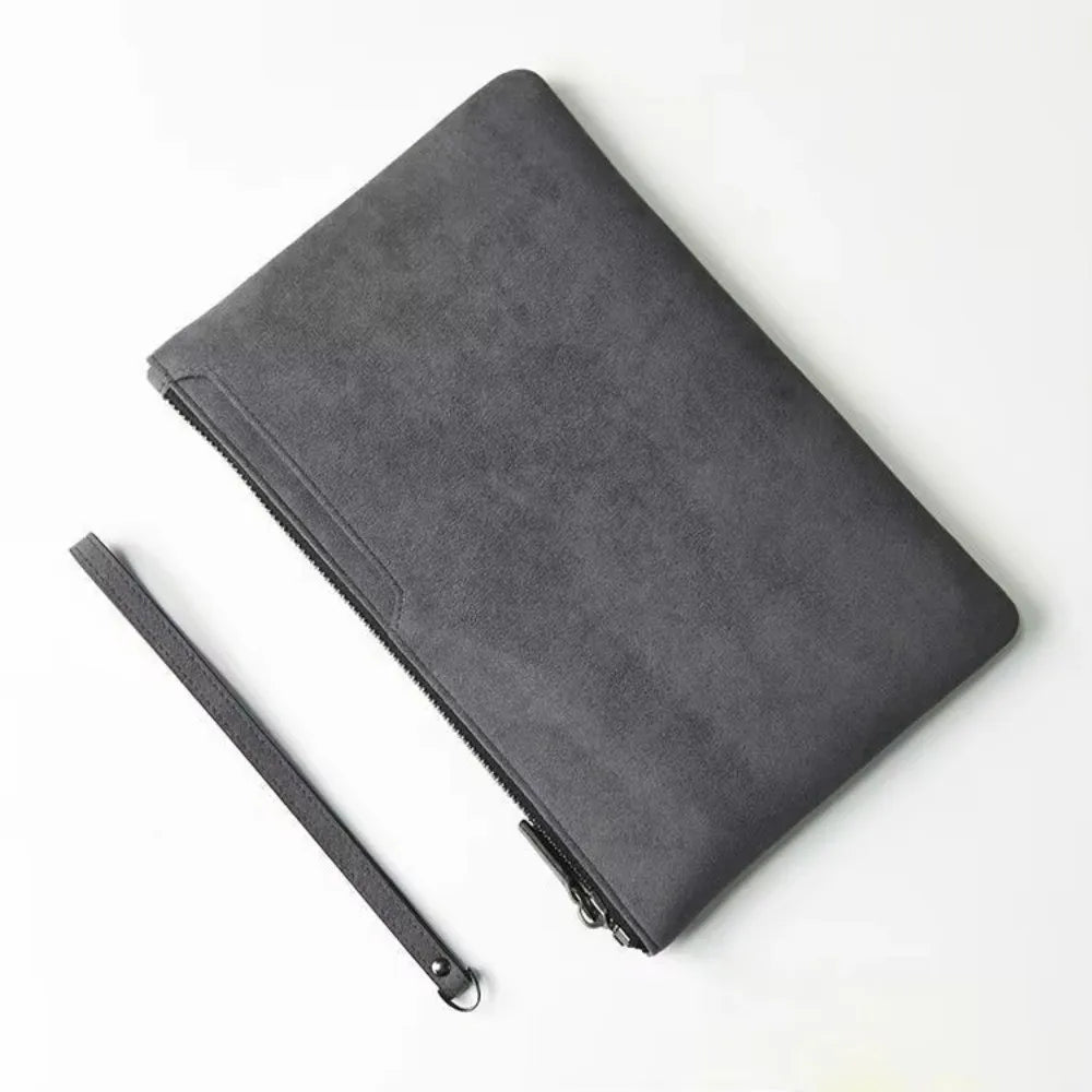 Men's Business Clutch Bag PU Leather Wallet Handheld Busin Casual Phone Bag Soft Surface Ort Wallet Casual Handbag Coin Purse ﻿