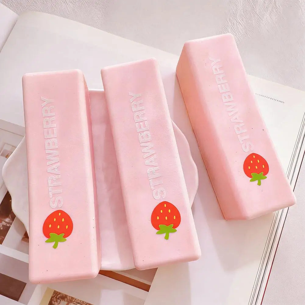 Cute Strawberry Milk Bar Squishy Toy Soft Slow Rising Squeeze Stress Relief Toy Funny Anti-Stress Sensory Toy for Adults Gifts