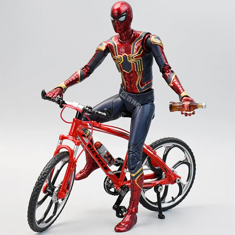 ZD Toy Iron Spider Man Advanced suit legends No Way Home Peter Parker Gold Black Red Model Action Figure Adult Collectible Toy