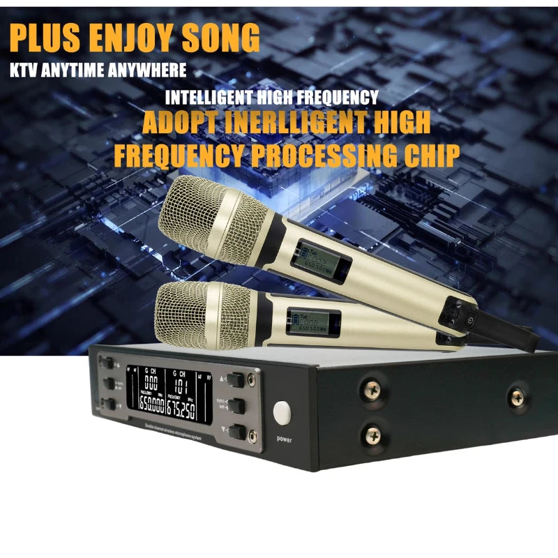 135G4 Professional Wireless Microphone UHF Handheld Vocal Party Home KTV Wedding Mic