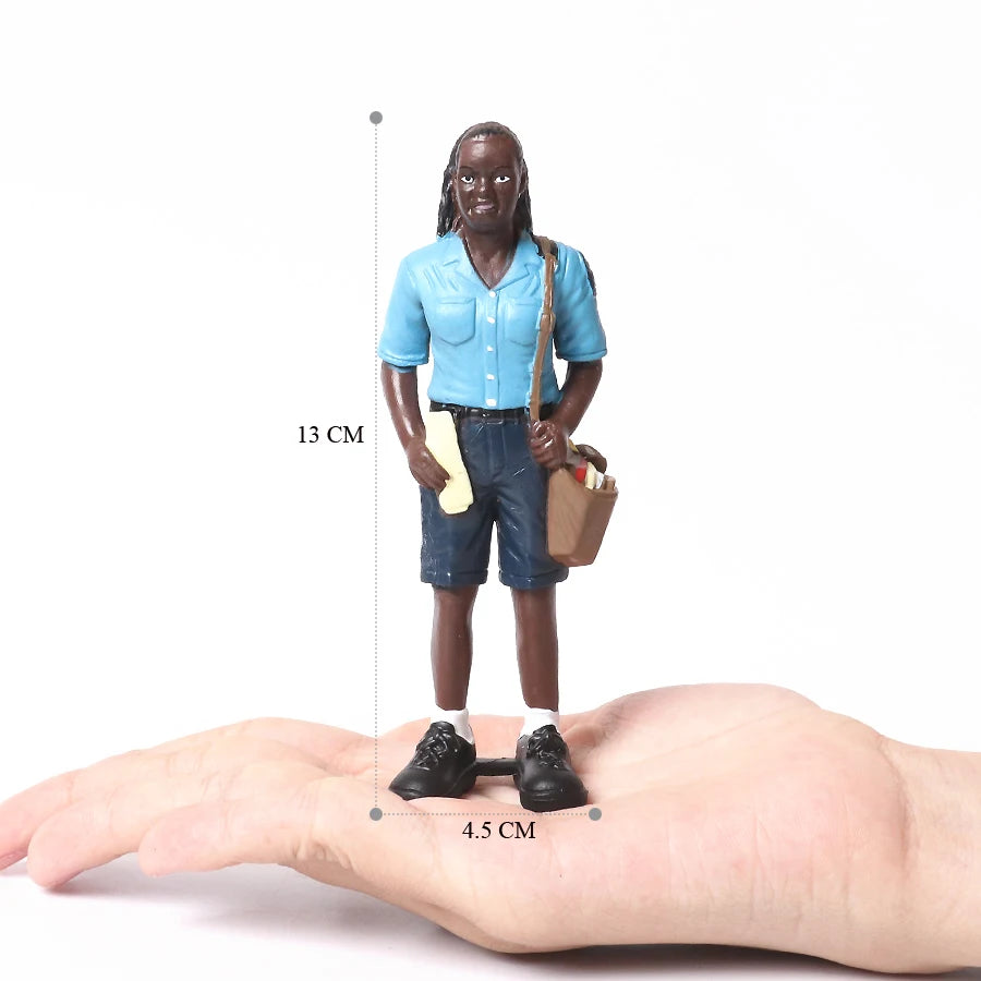 Realistic Professionals Pretend Career People Figures,Representing a Variety Of Occupations From Fire Fighter to Nurse Figurines