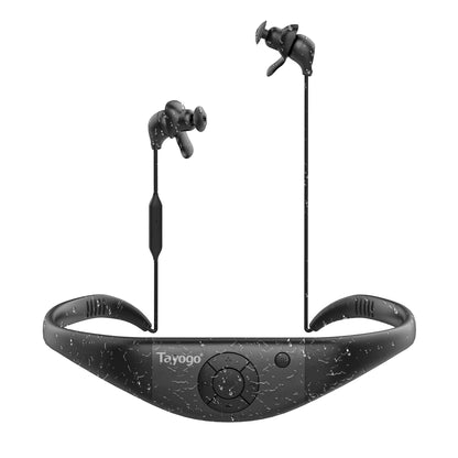Tayogo Waterproof MP3 Player for Swimming,4-in-1 MP3 Player 32GB, Bluetooth 5.4, FM Radio, Compatible with T6 Transmitter