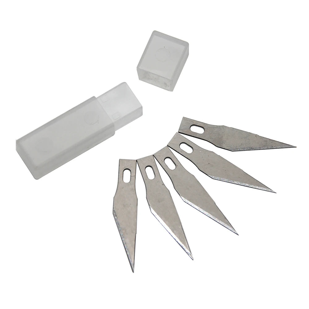 DIY Aluminum Alloy Hand Carving Knife Model Making Art Knife Woodcarving Hand Account Cutting Paper Cutting Tool Accessories