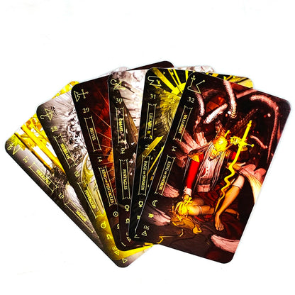 Tarot Cards A 78 Deck Oracle Prediction Divination Edition Borad Playing Games Party Board Games For Family and Friends