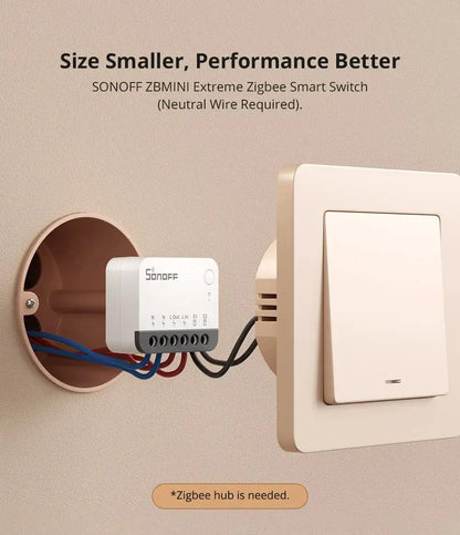 SONOFF ZBMINIR2 Extreme Zigbee Smart Switch 1-10PCS Detach Relay Remote Group Control via eWeLink Support Zigbee 3.0 Gateway
