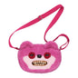 Fuggler Original ALLEY CATS Plush Bag Big Head Ugly Tooth Monster Crossbody Furry Funk Purse Backpack Wallet Storage BagGift